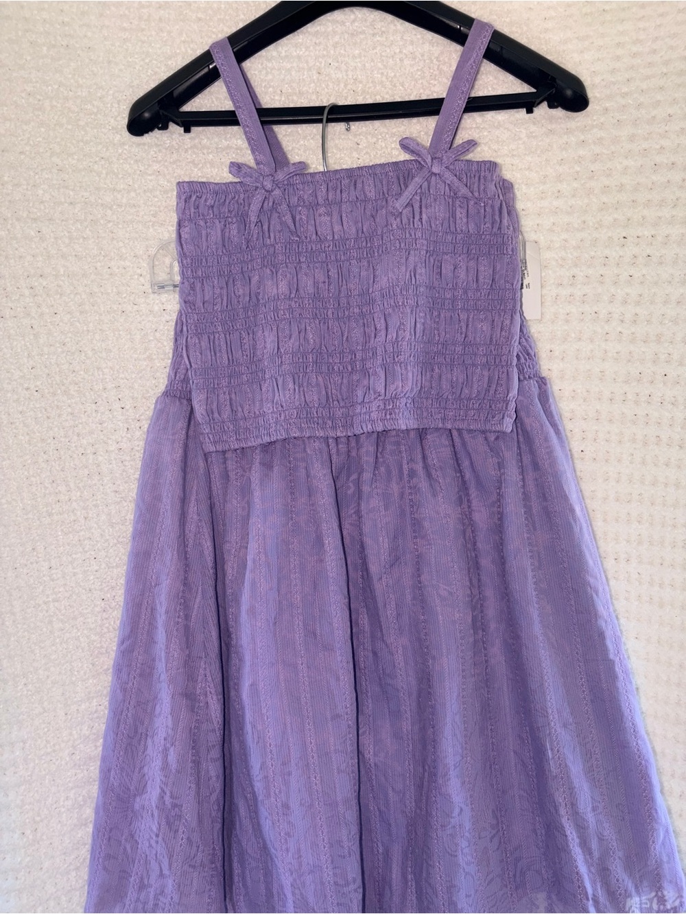 Dahlia Lilac Two-Piece Cropped Spaghetti strap top with Lilac Skirt